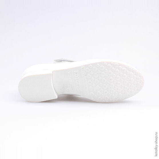 532118-22 Туфли для девочки белый фото №3