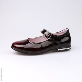532123-21 Туфли для девочки бордовый