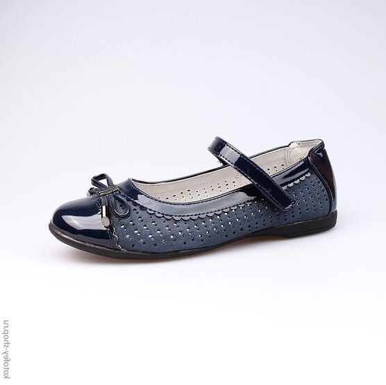 533006-23 Туфли для девочки светло-синий