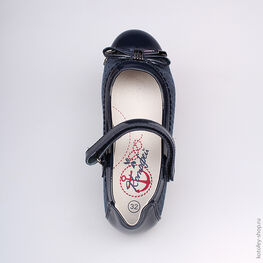 533006-23 Туфли для девочки светло-синий фото №4