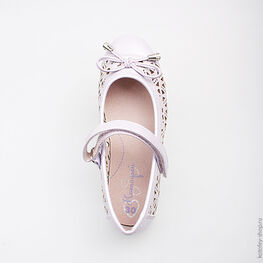 533007-22 Туфли для девочки сиреневый фото №4