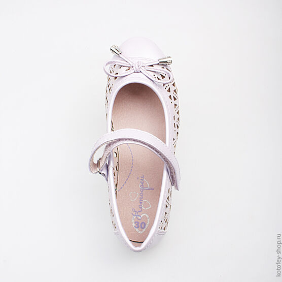 533007-22 Туфли для девочки сиреневый фото №4