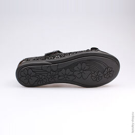 533009-21 Туфли для девочки черный фото №3