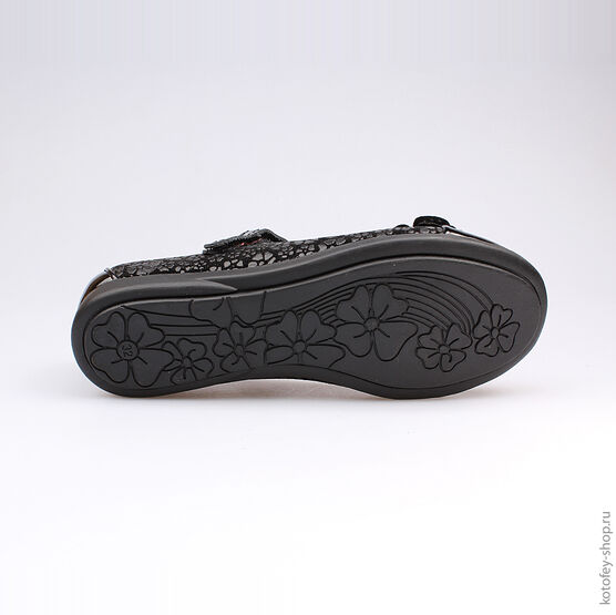 533009-21 Туфли для девочки черный фото №3
