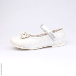 533012-21 Туфли для девочки серебряный