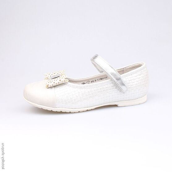 533012-21 Туфли для девочки серебряный