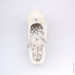 533012-21 Туфли для девочки серебряный фото №4