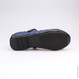 534007-22 Туфли для девочки светло-синий фото №3