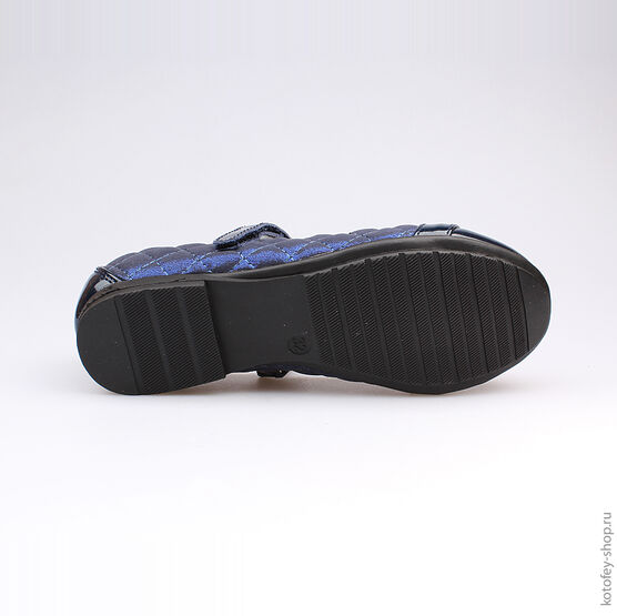 534007-22 Туфли для девочки светло-синий фото №3