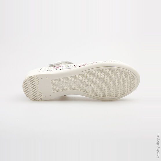 534008-22 Туфли для девочки белый фото №3