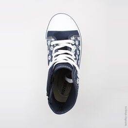 541007-11 Кеды для девочки светло-синий фото №4