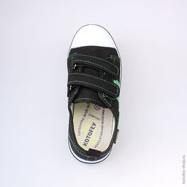 541011-11 Кеды для мальчики чер-зел фото №4