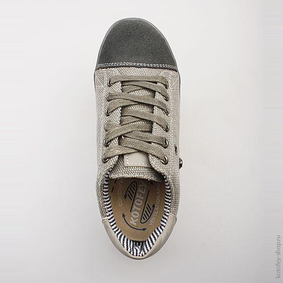 544059-11 Кеды для мальчики серый фото №4