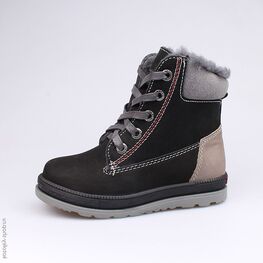 552025-42 Сапожки для мальчики черный