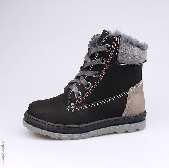 552025-42 Сапожки для мальчики черный