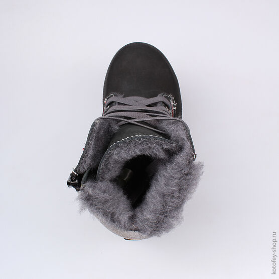 552025-42 Сапожки для мальчики черный фото №4