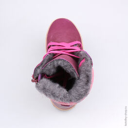 552025-46 Сапожки для девочки бордовый фото №4