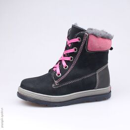 552025-48 Сапожки для девочки син-роз