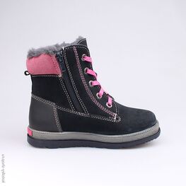 552025-48 Сапожки для девочки син-роз фото №2