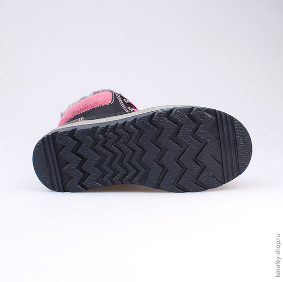 552025-48 Сапожки для девочки син-роз фото №3