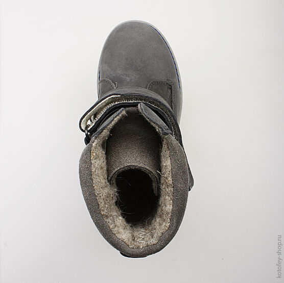 552042-32 Ботинки для мальчики светло-синий фото №4