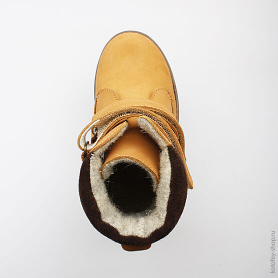 552042-33 Ботинки для мальчики желтый фото №4