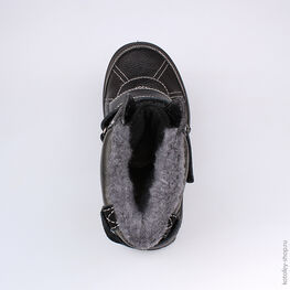 552046-41 Сапожки для мальчики черный фото №4