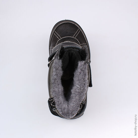 552046-41 Сапожки для мальчики черный фото №4