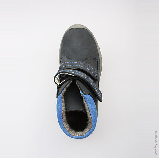 552053-31 Ботинки для мальчики светло-синий фото №4