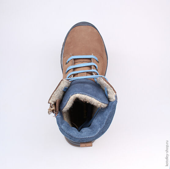 552059-31 Ботинки для мальчики коричневый фото №4