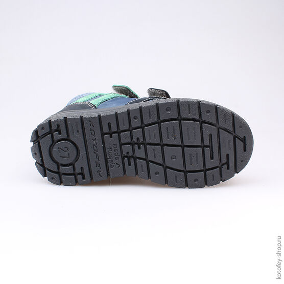 552061-32 Ботинки для мальчики светло-синий фото №3