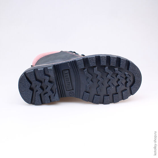 552062-31 Ботинки для девочки светло-синий фото №3