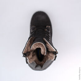 552063-52 Сапожки для мальчики черный фото №4