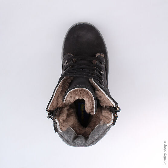 552063-52 Сапожки для мальчики черный фото №4