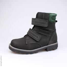 552064-52 Сапожки для мальчики чер-зел