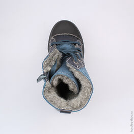 552073-41 Сапожки для мальчики светло-синий фото №4