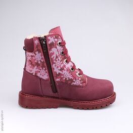 552074-41 Сапожки для девочки бордовый фото №2