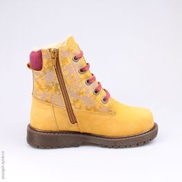 552074-42 Сапожки для девочки желтый фото №2