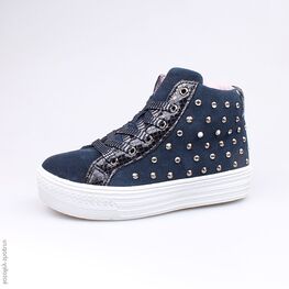 552085-21 Ботинки для девочки светло-синий