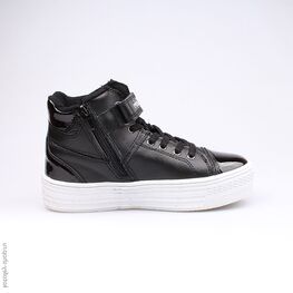 553002-32 Ботинки для девочки черный фото №2