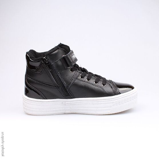 553002-32 Ботинки для девочки черный фото №2