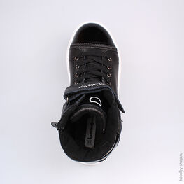 553002-32 Ботинки для девочки черный фото №4