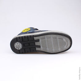 554015-31 Ботинки для мальчики син-жел фото №3