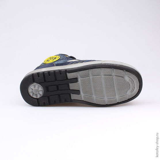 554015-31 Ботинки для мальчики син-жел фото №3