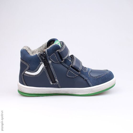 554018-32 Ботинки для мальчики син-зел фото №2
