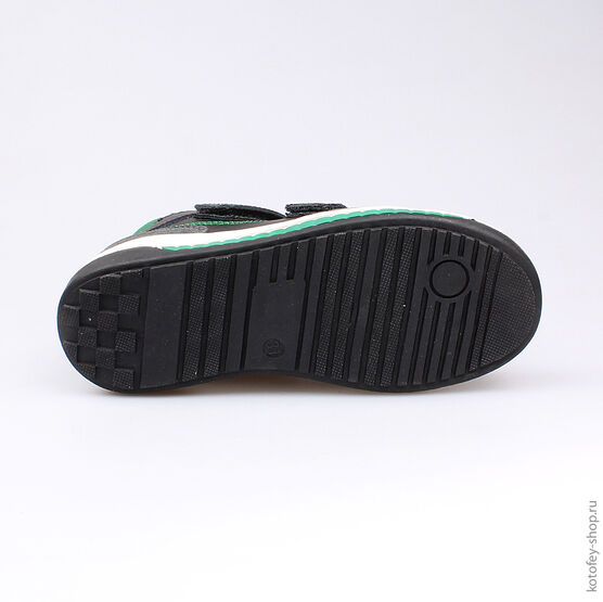 554026-22 Ботинки для мальчики чер-зел фото №3