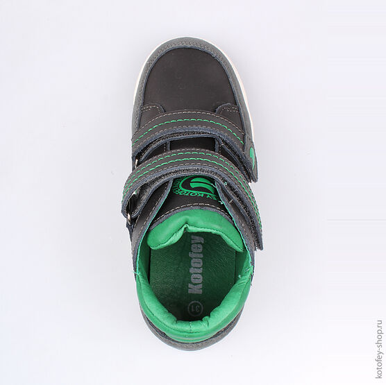 554026-22 Ботинки для мальчики чер-зел фото №4