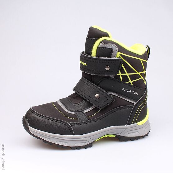 554921-41 Мембранные ботинки для мальчики чер-жел