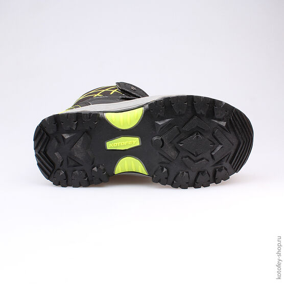 554921-41 Мембранные ботинки для мальчики чер-жел фото №3