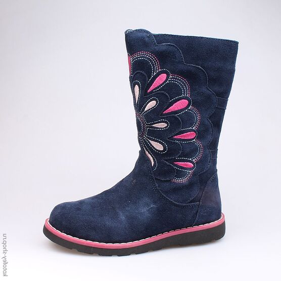 562037-41 Сапожки для девочки светло-синий